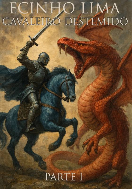 Capa Oficial do Livro Cavaleiro Destemido Parte I